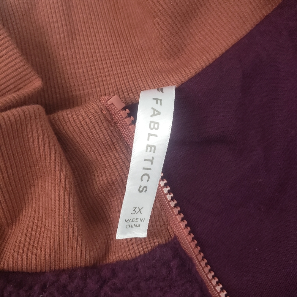Fabletics Mallory Fleece pullover jacket - Picture 6 of 6